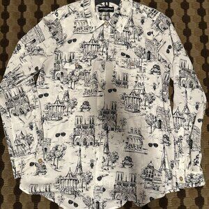 Karl Lagerfeld Paris Whimsical Graphic Shirt